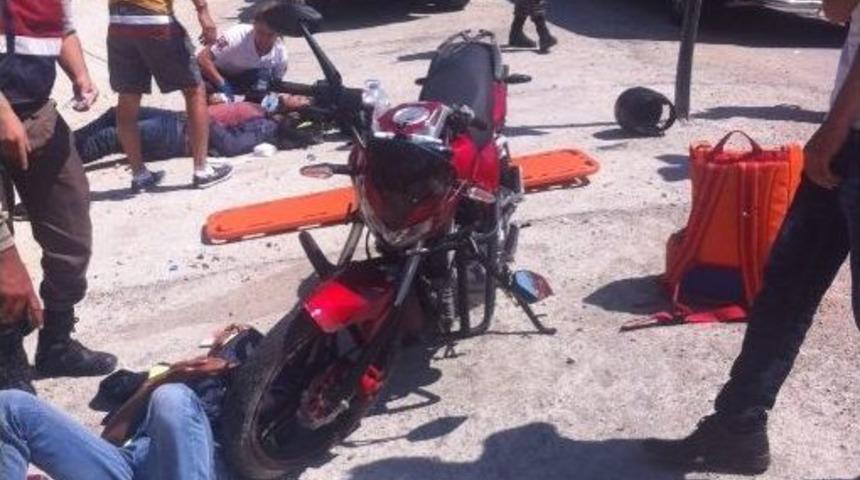 Manavgat-akseki Yolunda Motosiklet Kazası: 2 Yaralı