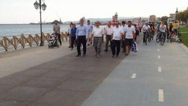 Tekirdağ’da Halk Sağlığı Yürüyüşü Düzenlendi