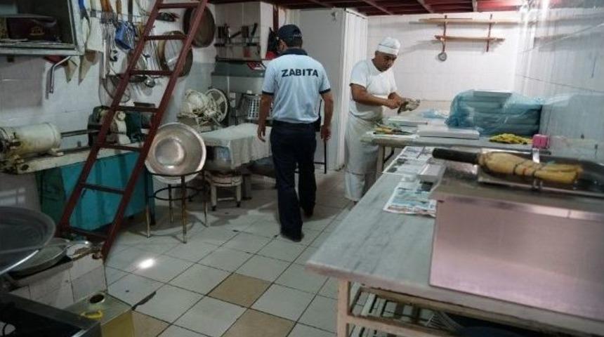 Zabıta Ekiplerinden Pastahane Ve Tatlı Salonlarına Bayram Denetimi