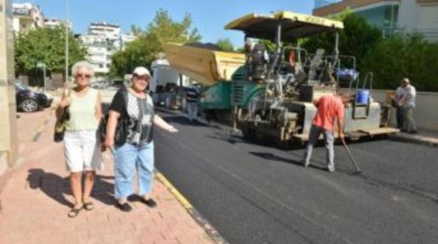Konyaaltı Belediyesi, Altyapı &Ccedil;alışmaları Biten Yolları Asfaltlıyor
