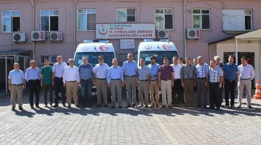 Adıyaman&rsquo;a 2 Adet Tam Donanımlı Ambulans