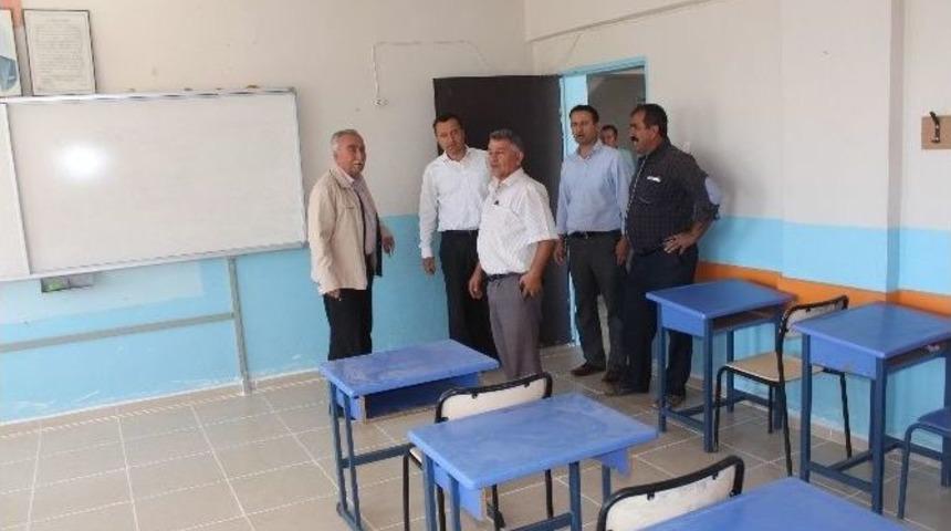 Samsat&rsquo;taki Okullar Eğitim &Ouml;ğretime Hazır