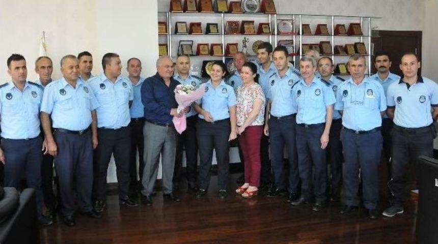 Başkan Tollu, &rsquo;zabıta G&uuml;n&uuml;&rsquo;n&uuml; Kutladı