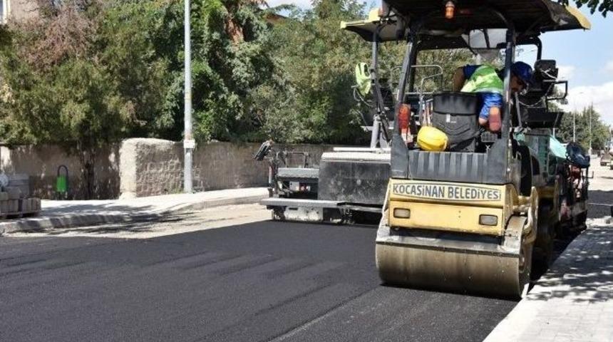 &lsquo;yeni Kocasinan&rsquo;da Asfalt &Ccedil;alışmaları Hızla Devam Ediyor