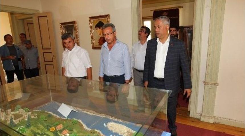 Başkan K&ouml;şker, Başkan Yaman&rsquo;ı Makamında Ağırladı