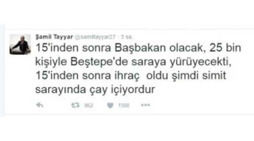 Şamil Tayyar&rsquo;dan Akşener&rsquo;in İhracıyla İlgili A&ccedil;ıklama