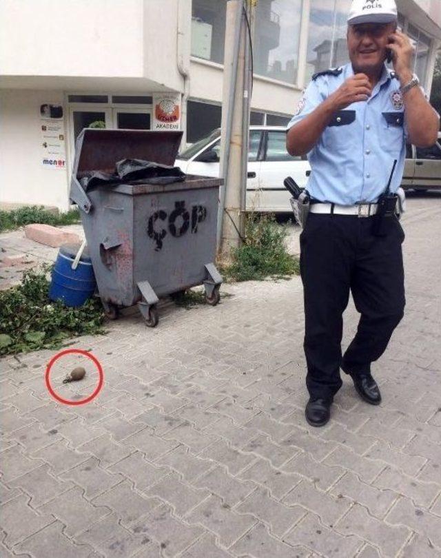 Tavşanlı’da Patlamamış El Bombası Bulundu