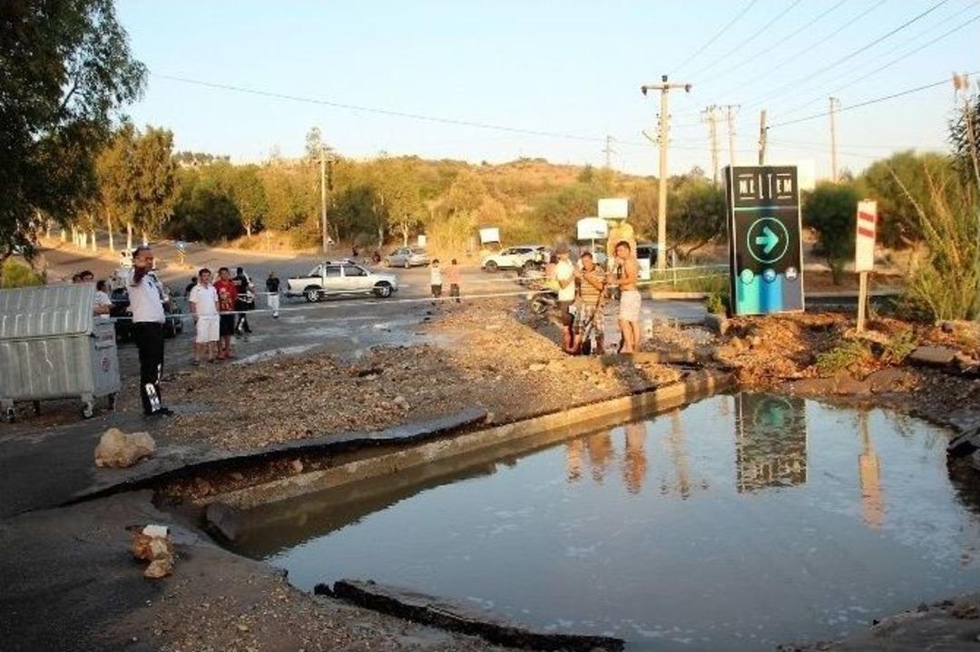 Patlayan &Ccedil;ukur Motosikleti Yuttu