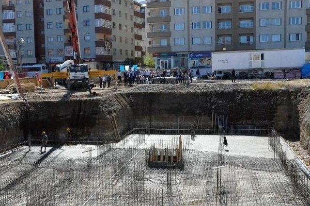 Palandöken İlçe Emniyet Müdürlüğü Yeni Hizmet Binasının Temeli Atıldı