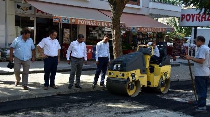 Salihli’de Şüheda Ve Avar Caddeleri Asfaltlanıyor