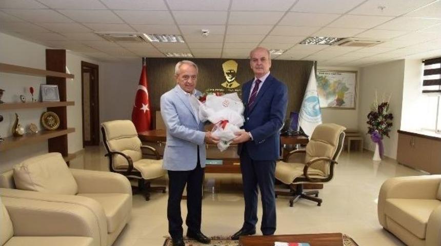 Genel M&uuml;d&uuml;r Coşkun, Rekt&ouml;r &Ccedil;elebi&rsquo;yi Ağırladı