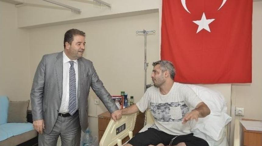 Başkan Ali Kılı&ccedil;&rsquo;tan, 15 Temmuz Gazisine Ziyaret