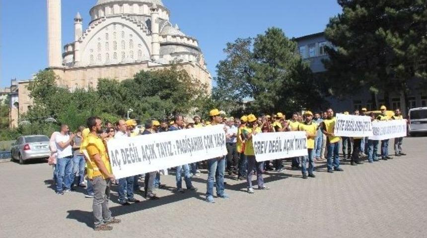 Bing&ouml;l&rsquo;de A&ccedil;ığa Alınan &Ouml;ğretmenler Eylem Yaptı