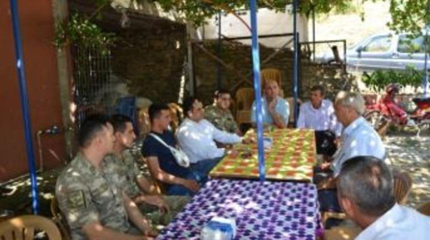 Kaymakam Çığ, Gazi Uzman Çavuşu Ziyaret Etti