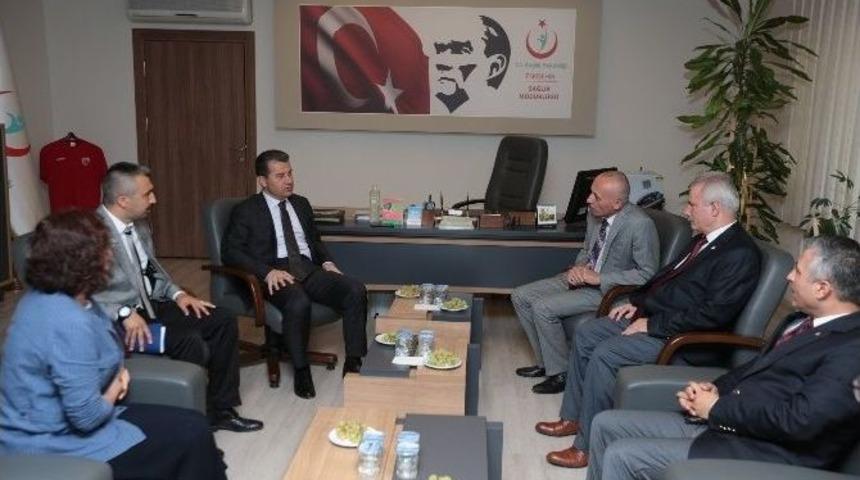 Vali Çelik’ten İl Sağlık Müdürlüğü’ne Ziyaret