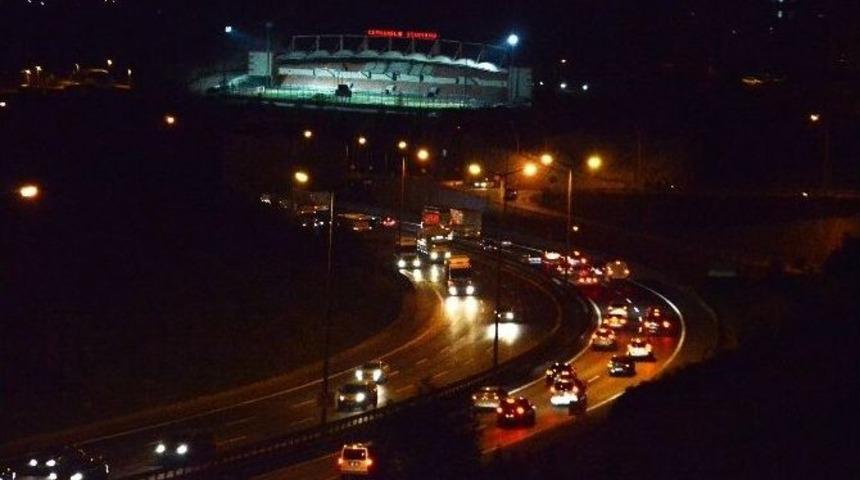 Tem Otoyolu&rsquo;nda Bayram Yoğunluğu Başladı