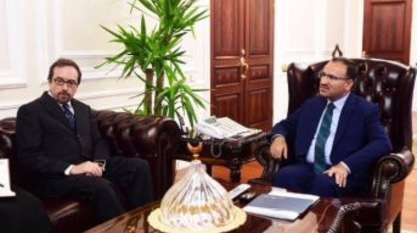 Bakan Bozdağ, Abd B&uuml;y&uuml;kel&ccedil;isi Bass&rsquo;ı Kabul Etti