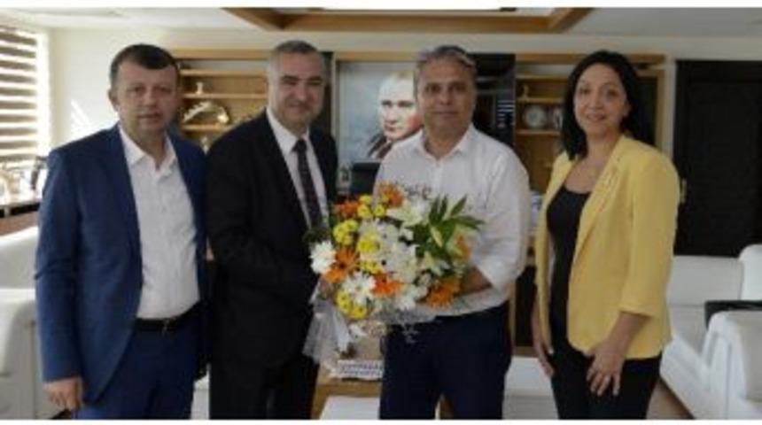 Atso Meclis Başkanı &Ouml;zer, Başkan Uysal&rsquo;ı Ziyaret Etti