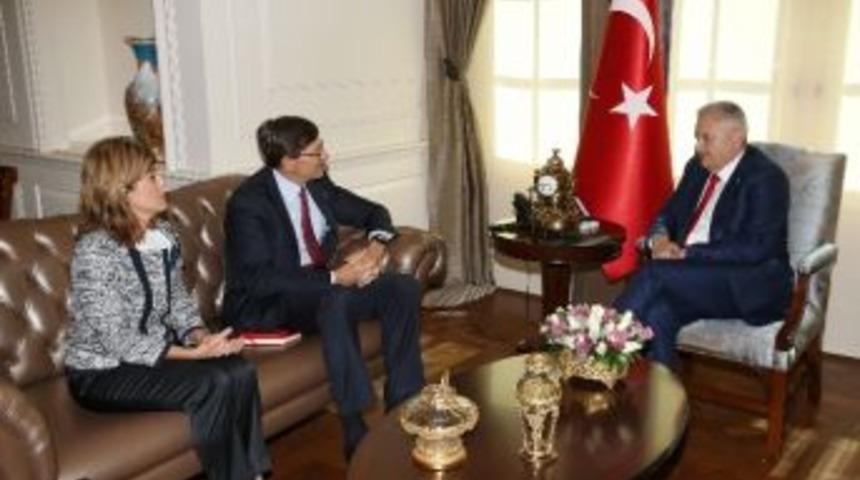 Vodafone Grubu Ceo&rsquo;su Colad, Başbakan Binali Yıldırım&rsquo;la G&ouml;r&uuml;şt&uuml;