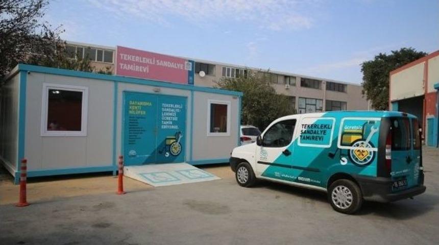 Tekerlekli Sandalyelerin Tamiri Nil&uuml;fer Belediyesi&rsquo;nden