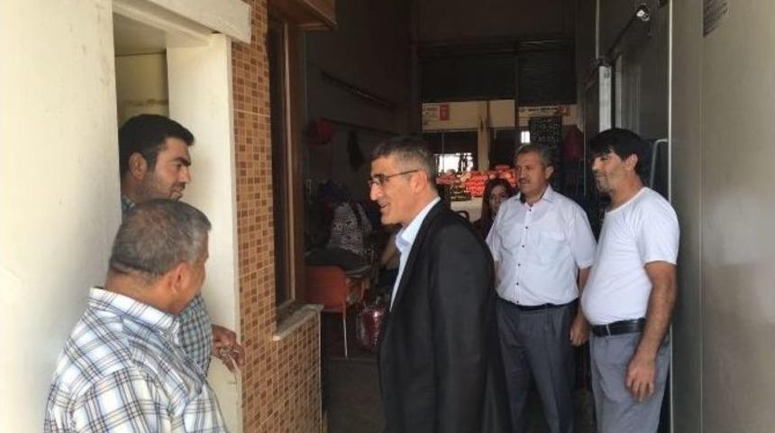 B&uuml;y&uuml;kşehir Hal Esnafıyla Bayramlaştı