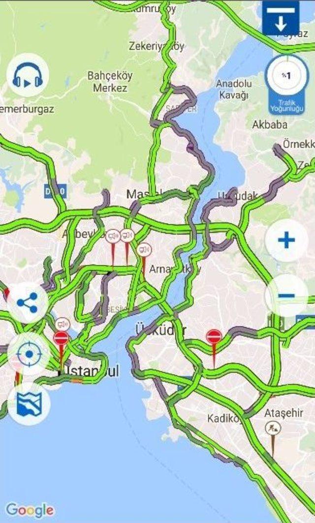 İstanbul’da Bayram Öncesi Yollar Boşaldı