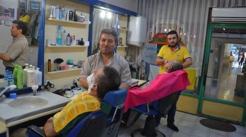 Fatsa&rsquo;da Berberlerde Bayram Mesaisi