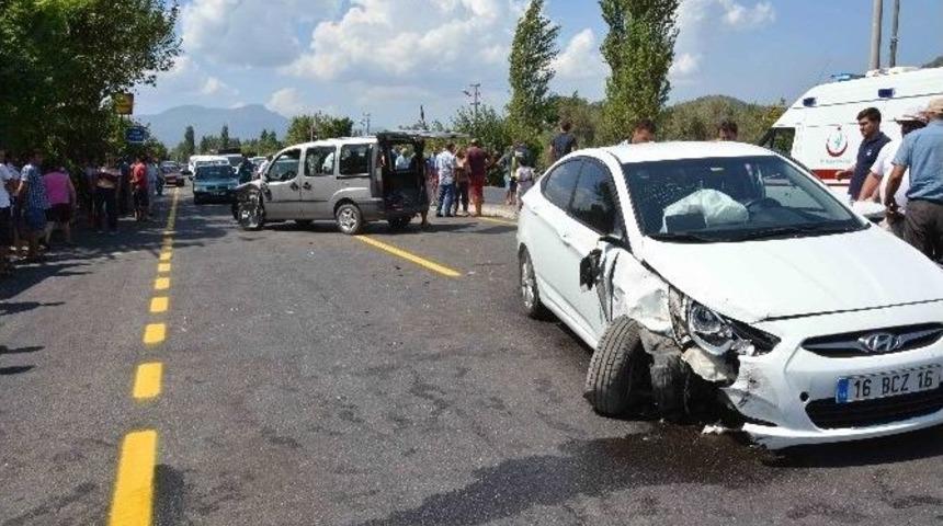 Ortaca&rsquo;da Trafik Kazası; 1 Yaralı