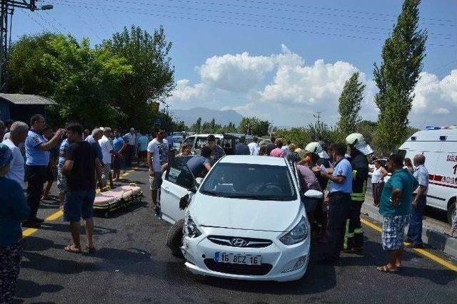 Ortaca’da Trafik Kazası; 1 Yaralı