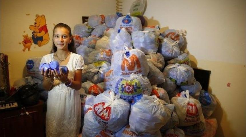 Engelliler İ&ccedil;in 185 Bin Mavi Kapak Topladı