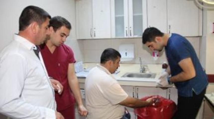 Oltu&rsquo;da Acemi Kasaplar Kendilerini Kesti