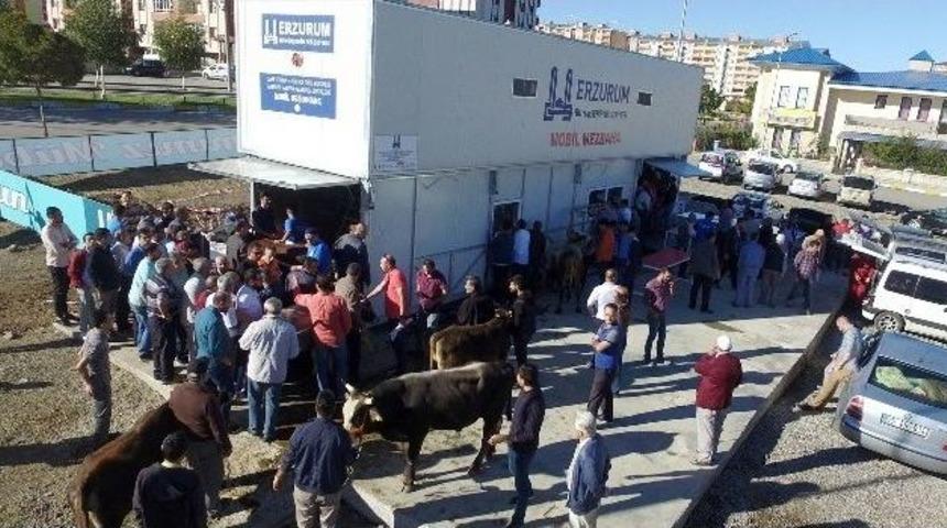 Erzurumlulardan Mobil Mezbahalara Tam Not