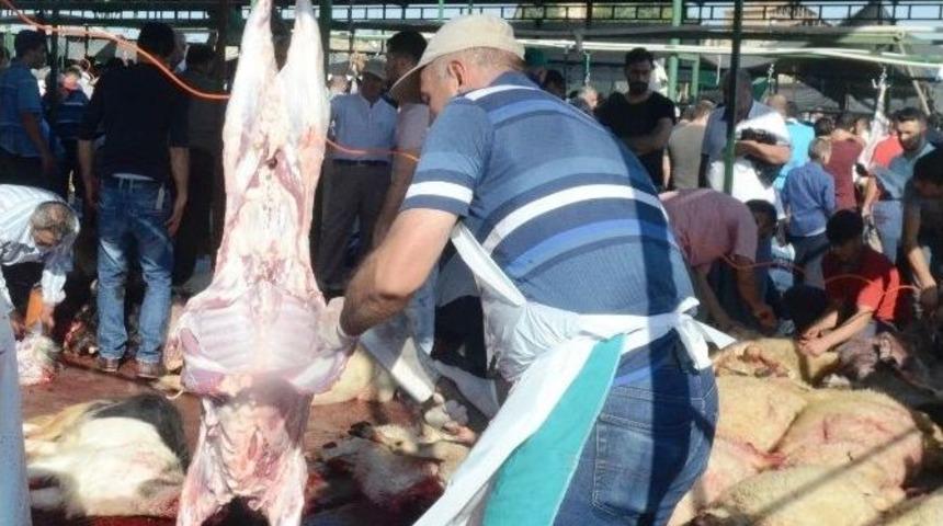Kurban Bayramı&rsquo;nda Kesim Yerlerinde Yoğunluk