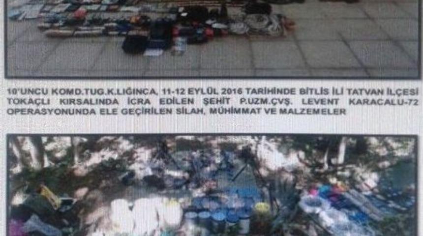 Tatvan&rsquo;da Pkk&rsquo;ya Ait &Ccedil;ok Sayıda M&uuml;himmat Ele Ge&ccedil;irildi