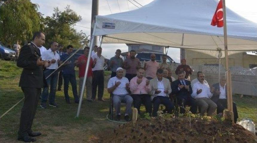 Ak&ccedil;akoca&rsquo;da Şehit Ailesi Ve Kabri Ziyaret Edildi