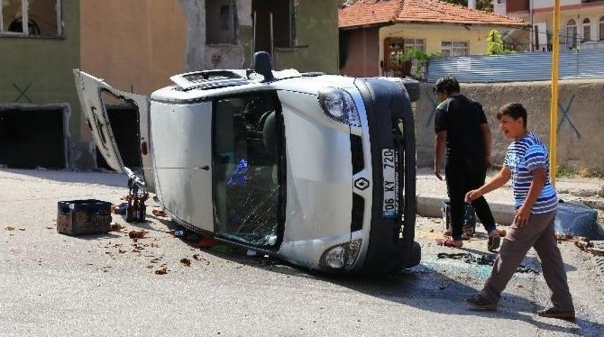 Başkent&rsquo;te Trafik Kazası: 1 Yaralı