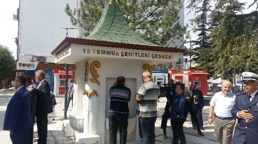 Şehitler &Ccedil;eşmesi T&ouml;renle Hizmete A&ccedil;ıldı