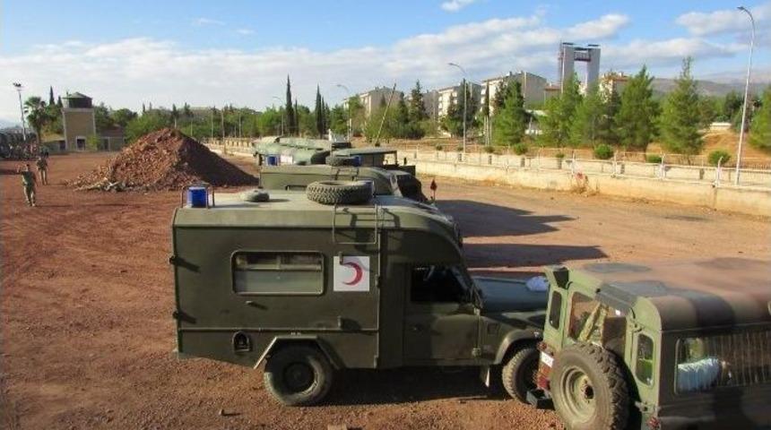 İstanbul&rsquo;dan Gelen Askeri Sevkiyat İslahiye&rsquo;ye Ulaştı