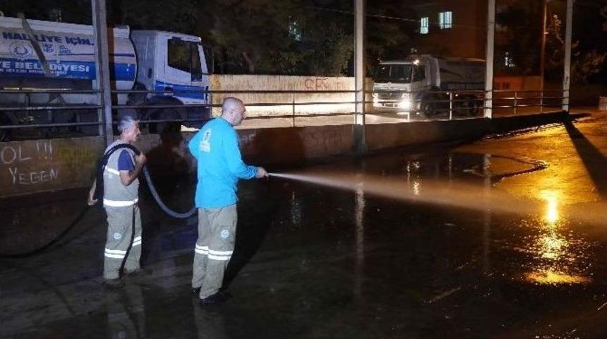 Haliliye Belediyesi, Kurban Kesim Yerlerinin Hijyenini Sağlıyor