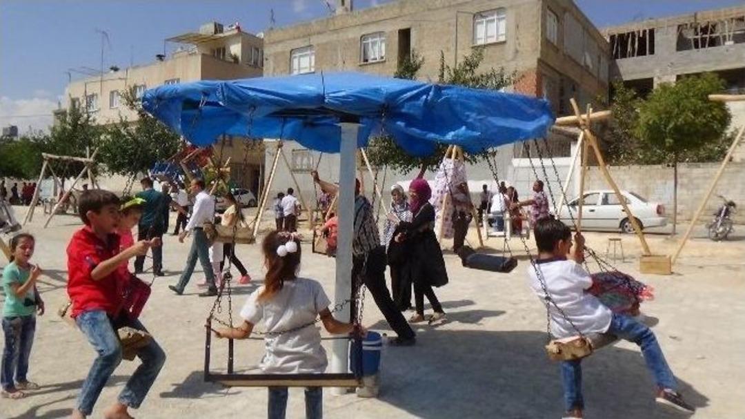 Kilis&rsquo;te T&uuml;rk Ve Suriyeli &Ccedil;ocuklar Birlikte Eğlendi