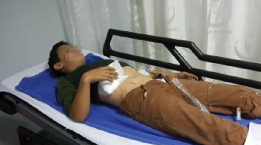 Bulduğu Mermiyi Taşla Ezen &Ccedil;ocuk Hastanelik Oldu