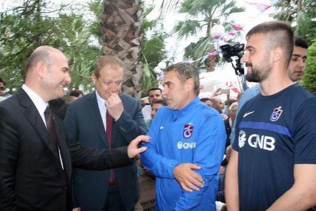 Bakan Soylu, Trabzonspor’un Bayramlaşma Törenine Katıldı