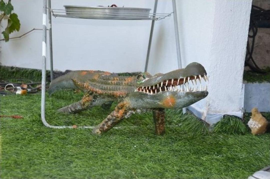 (&ouml;zel Haber) Bursaspor&rsquo;a Ahşap Timsah