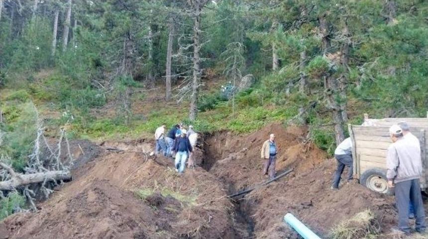 Karaağıl K&ouml;y&uuml;nde İ&ccedil;me Suyu G&uuml;&ccedil;lendirme &Ccedil;alışması