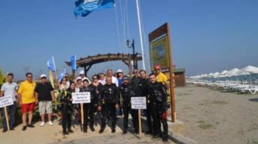 Mavi Bayraklı Plajda Sezon Sona Erdi