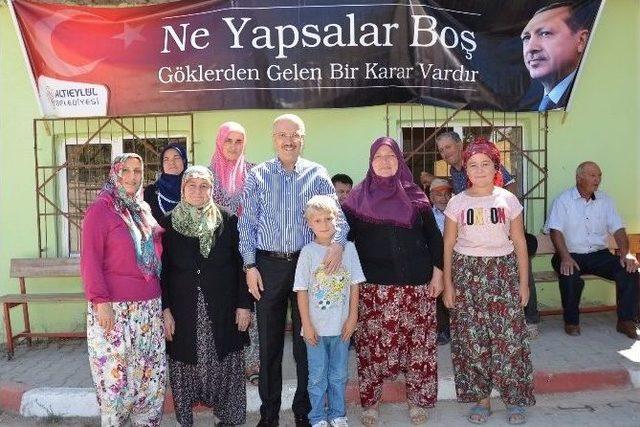 Başkan Kafaoğlu Şehit Ailelerini Yalnız Bırakmadı