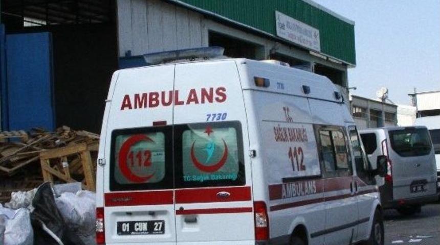 Pres Makinesine D&uuml;şen Suriyeli &Ouml;ld&uuml;