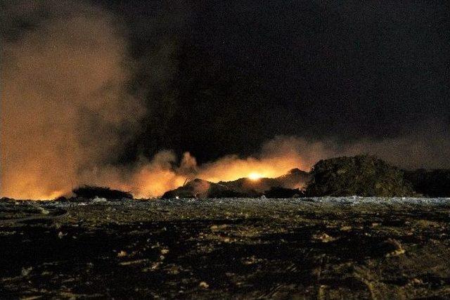 Bodrum’da Çöplük Yangını