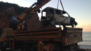 Bartın’da Denize Sürüklenen Araç 34 Gün Sonra Çıkarıldı,