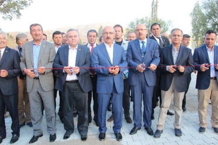 Bakan Elvan, Sarıveliler’de Belediyenin Toplu Açılış Törenine Katıldı G1